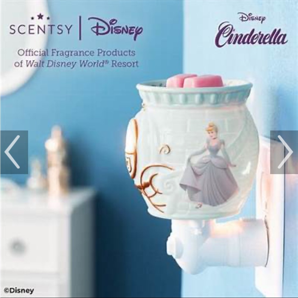 Disney Cinderella Scentsy Mini Warmer - Light Blue